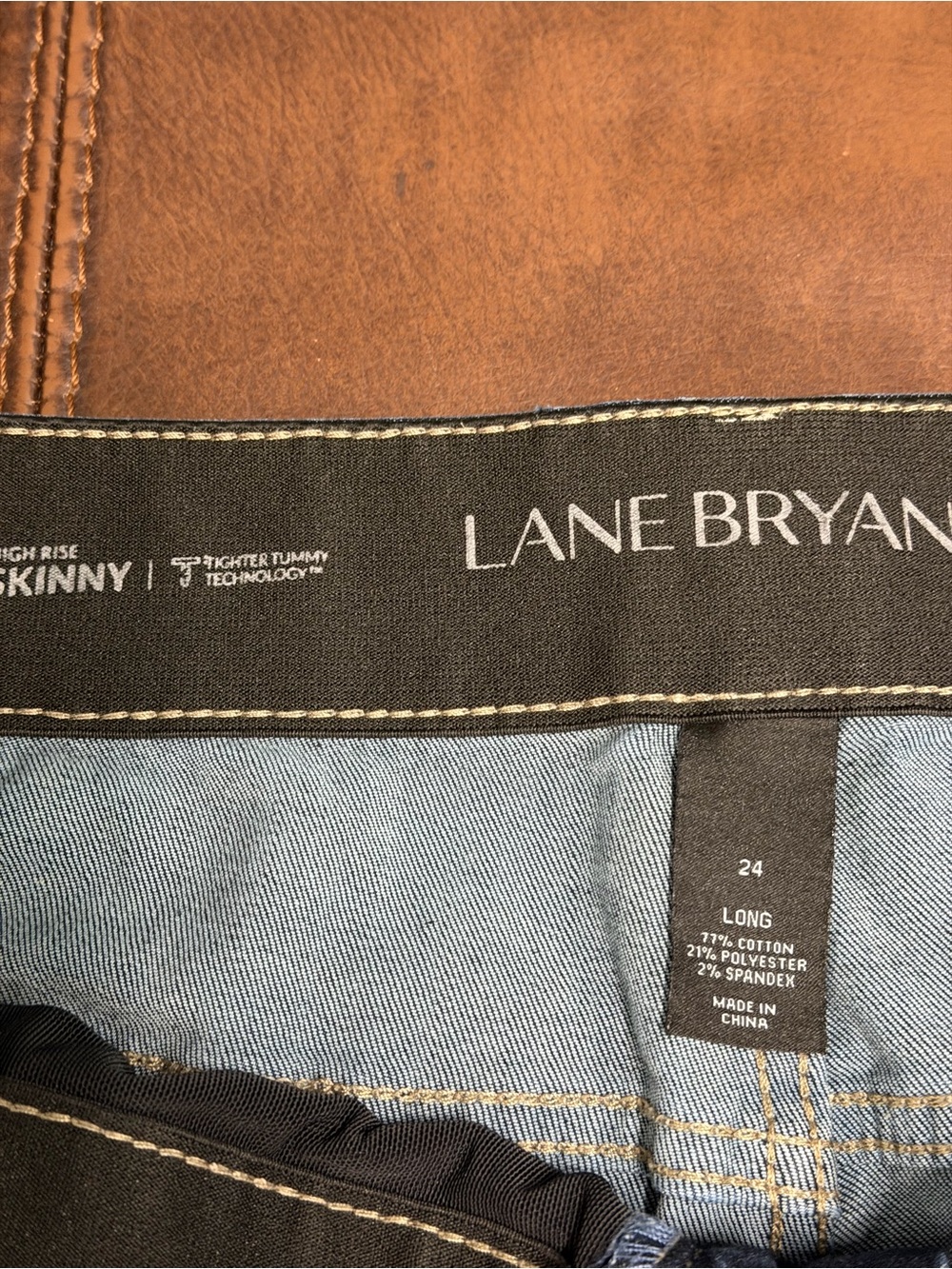 Lane Bryant Dark Blue High-Rise Stretch Jeans 24W EUC …….151 - Picture 2 of 7